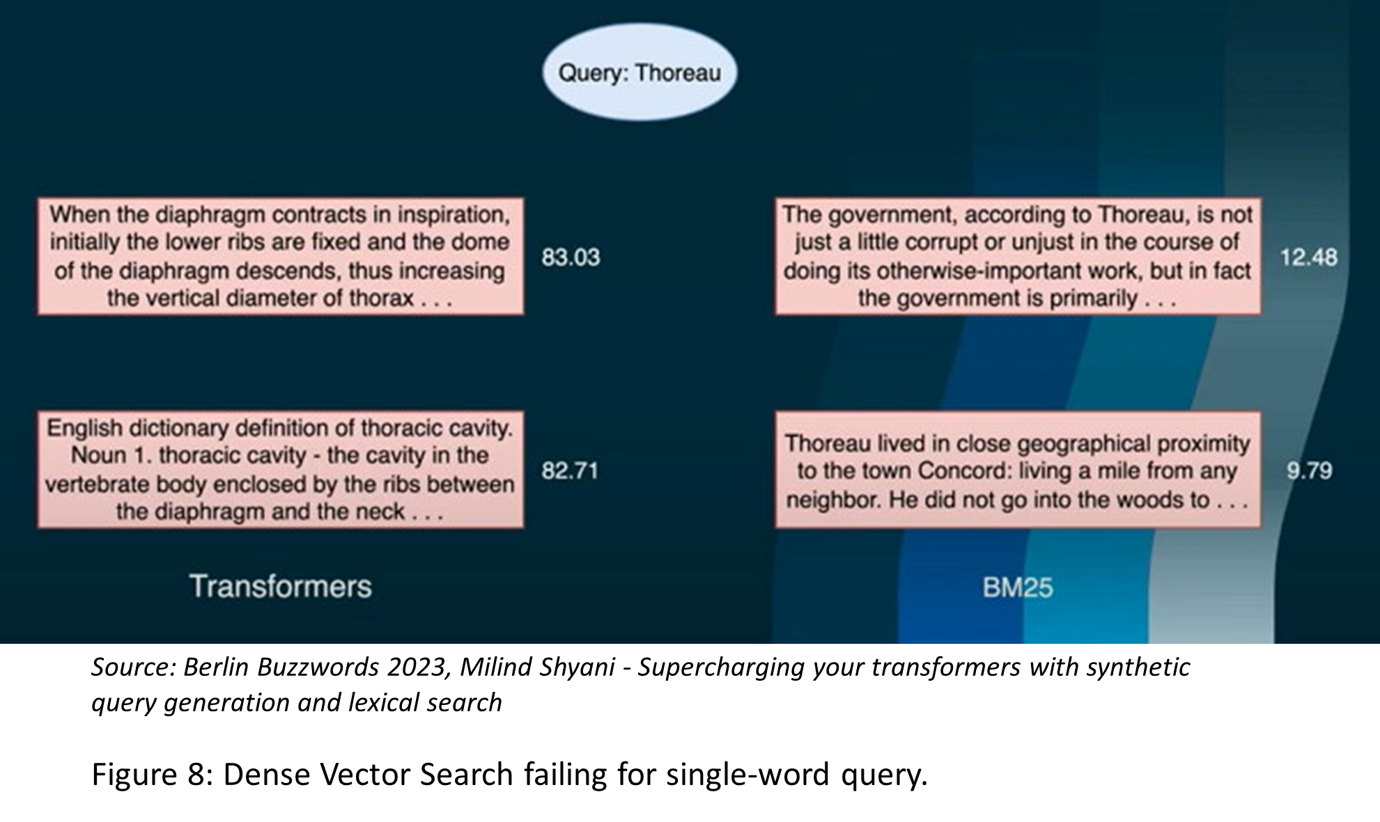 Dense Vector Search failing for single-word query