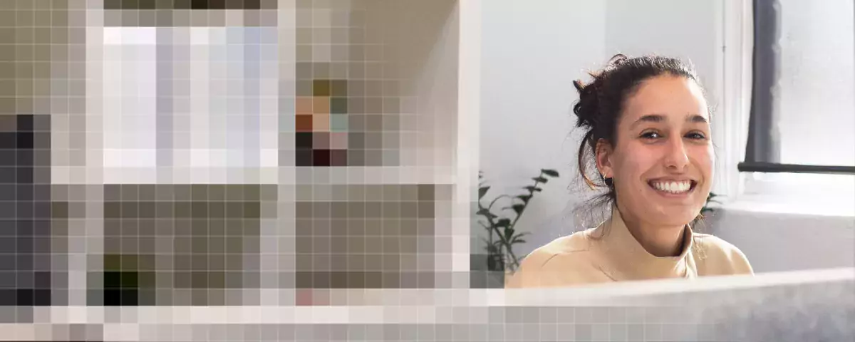 Frau im Büro