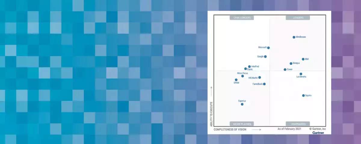 Gartner Magic Quadrant for Insight Engines 2021